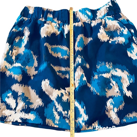 LOFT Ann Taylor Silk Skirt with pockets Size S Fully lined Elastic waist… - Picture 7 of 9